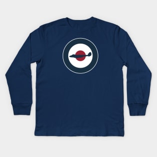 RAF Gloster Meteor Patch Kids Long Sleeve T-Shirt